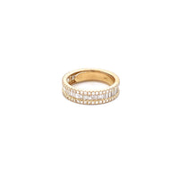 14K Yellow Gold Women's Ring with 2.2CTW Natural White Diamonds