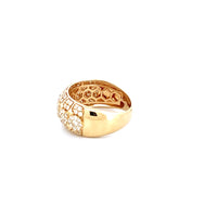 14K Yellow Gold Men's Pinky Ring with 1.44CTW Natural White Diamonds