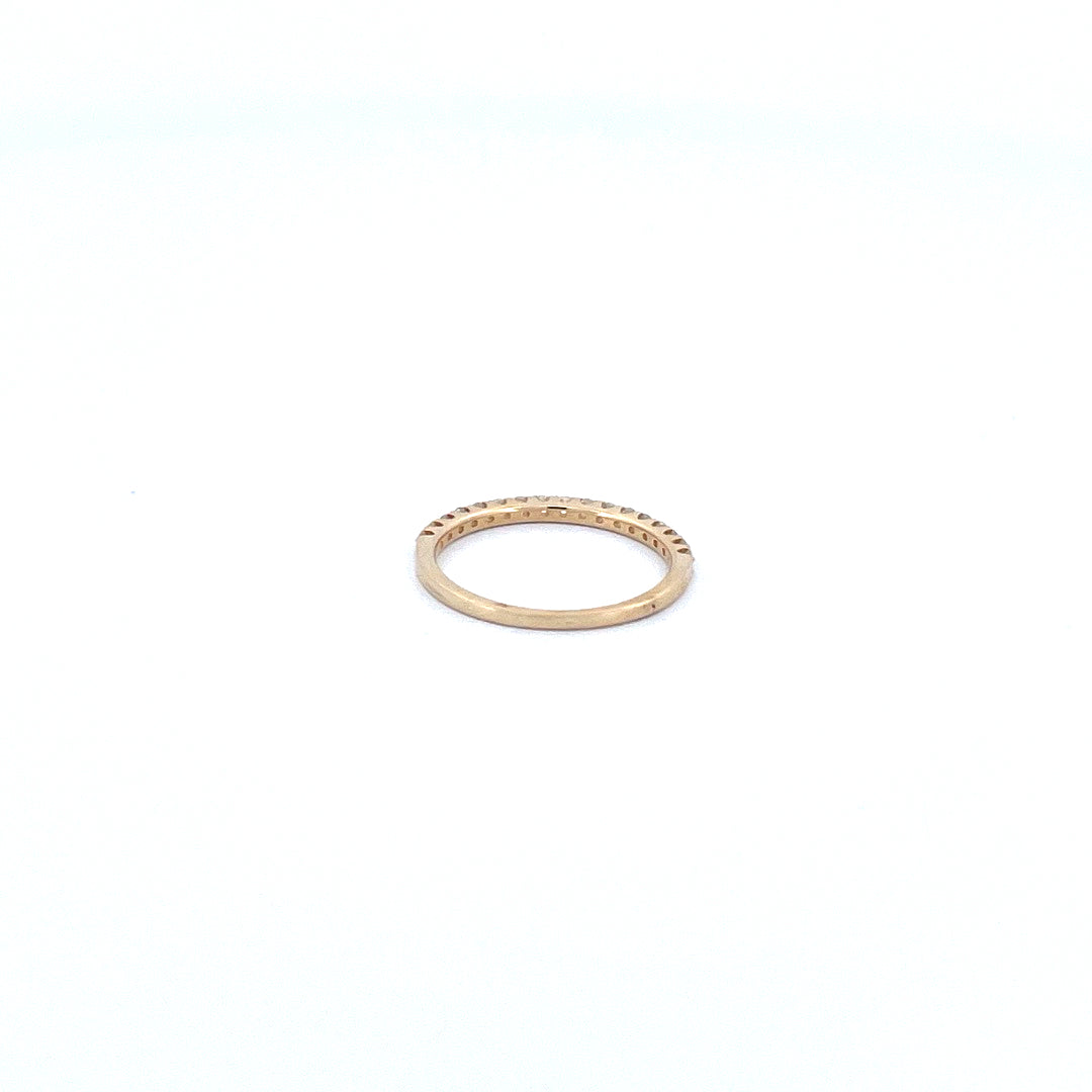 14K Yellow Gold with 0.25CTW Natural White Diamond Women Ring