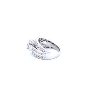 14K White Gold Women's Ring with 3.00CTW Natural White Diamonds