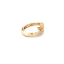 14K Yellow Gold Men's Pinky Ring with 1.14CTW Natural White Diamonds