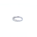 14K White Gold with 0.90CTW Natural White Diamond Women's Ring