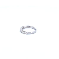 14K White Gold with 0.90CTW Natural White Diamond Women's Ring