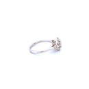 14K White Gold Women's Ring with 1.11CTW Natural White Diamonds