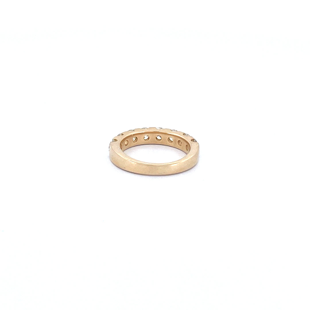 14K Yellow Gold with 1.74CTW Natural White Diamond Women's Ring