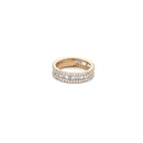 14K Yellow Gold with 2.2CTW Natural White Diamond Women's Ring