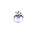 14K White Gold with 3.26CTW Natural White Diamond Women's Ring