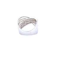 14K White Gold Women's Ring with 1.8CTW Natural White Diamonds