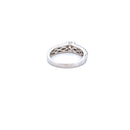 14K White Gold Women's Ring with 1.08CTW Natural White Diamonds