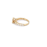 14K Yellow Gold with 1.17CTW Natural White Diamond Women's Ring