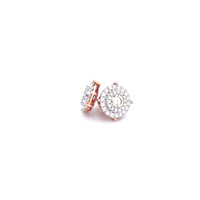 14K Rose Gold Earrings with 2.38CTW Natural White Diamond