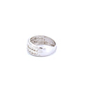 14K White Gold Men's Pinky Ring with 1.21CTW Natural White Diamonds