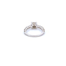 14K White Gold with 1.22CTW Natural White Diamond Women's Ring