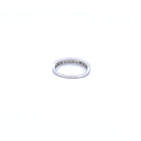 14K White Gold with 0.56CTW Natural White Diamond Ring